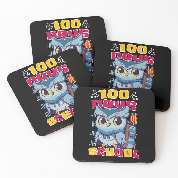Item preview, 100 Days of school featuring a Cute owl with a bagpack #1 designed and sold by XYDstore.