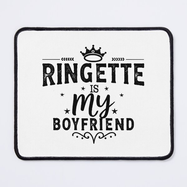 Item preview, Ringette is my Boyfriend - black design designed and sold by EmeraldeaArt.