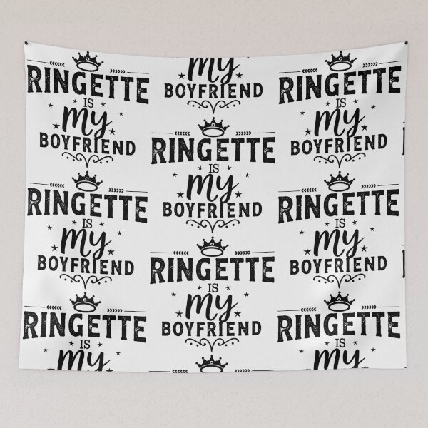 Item preview, Ringette is my Boyfriend - black design designed and sold by EmeraldeaArt.