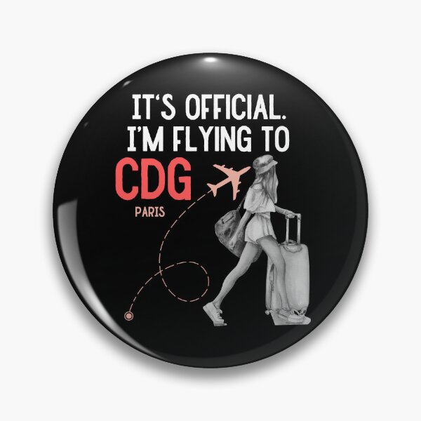 Item preview, It is official. Im flying to Paris CDG designed and sold by youraircraftart.