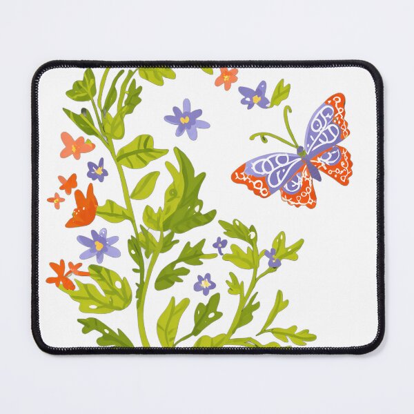 Item preview, Whimsical Butterflies Dance Among Vibrant Floral Blooms designed and sold by Digistorma.