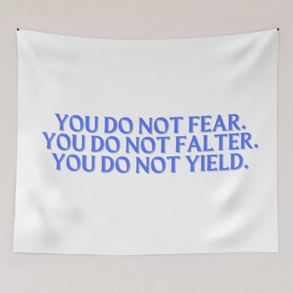 Item preview, "you do not yield" -sarah j maas designed and sold by madebysam :).