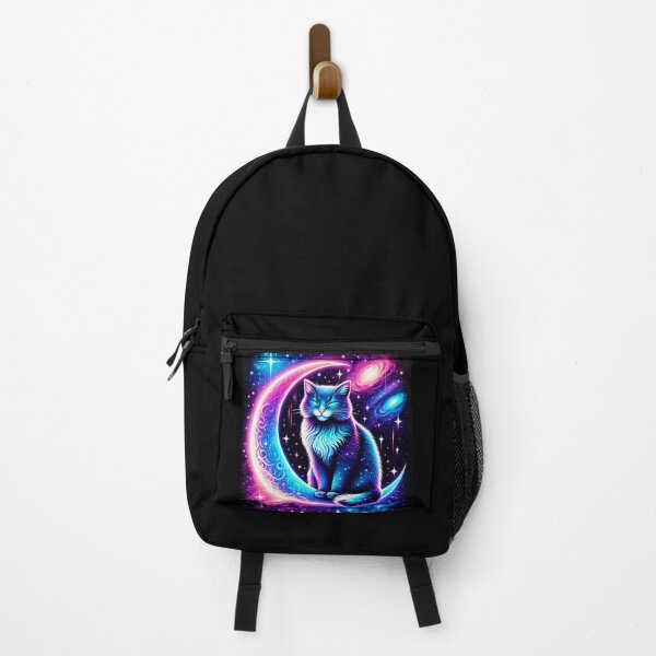 Item preview, Cat on the moon: Cosmic Feline Serenity - Moonlit Whiskers" designed and sold by Sovi14.