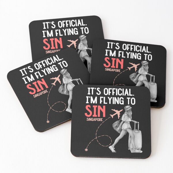 Item preview, It is official. Im flying to Singapore SIN designed and sold by youraircraftart.
