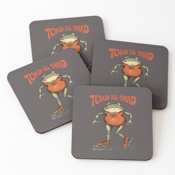 Item preview, Cool t-shirt with a friendly frog on roller skates- 'TOAD IS SHAD' designed and sold by Gadget80.
