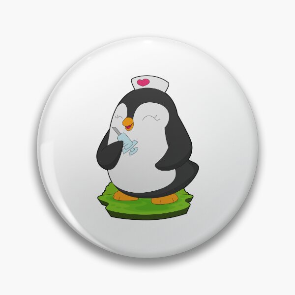 Item preview, Penguin Nurse Syringe designed and sold by Snabdesign84.