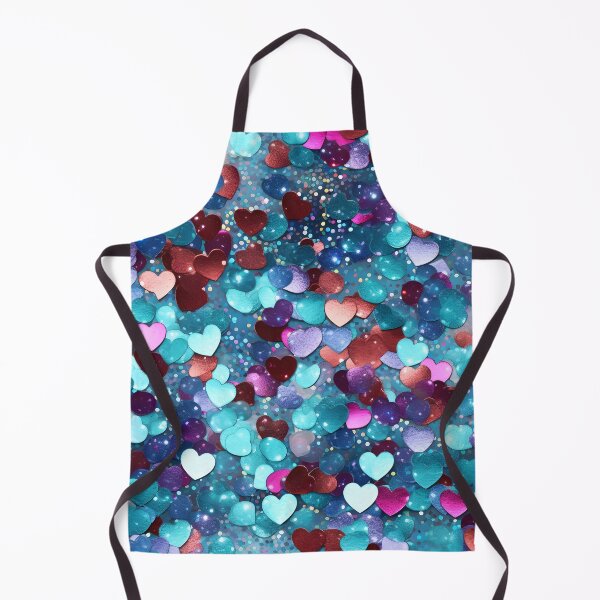 Item preview, valentines day glitter heart collage designed and sold by dcrc.