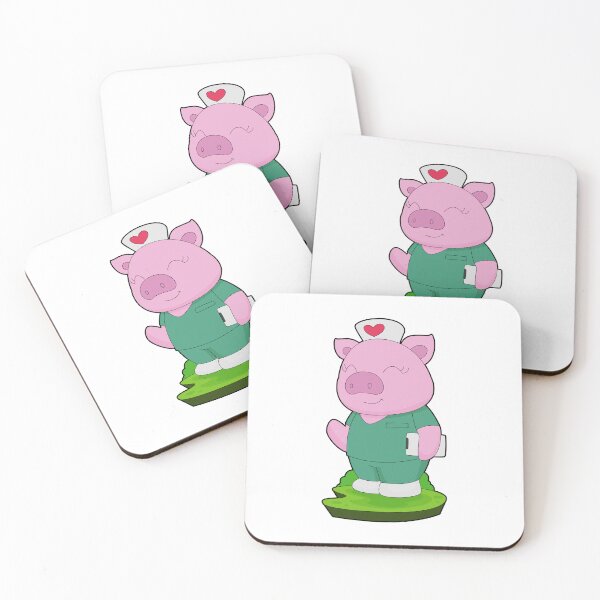 Item preview, Pig Nurse Notepad designed and sold by Snabdesign84.