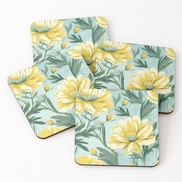 Item preview, Yellow flower growing out of leaves designed and sold by sakurashorty.