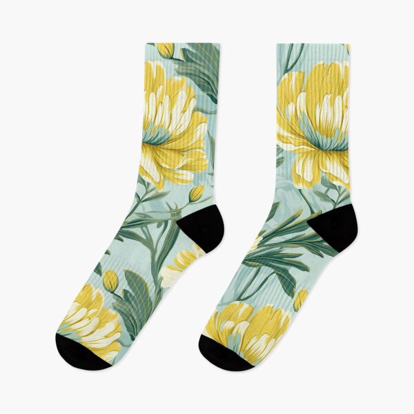Item preview, Yellow flower growing out of leaves designed and sold by sakurashorty.