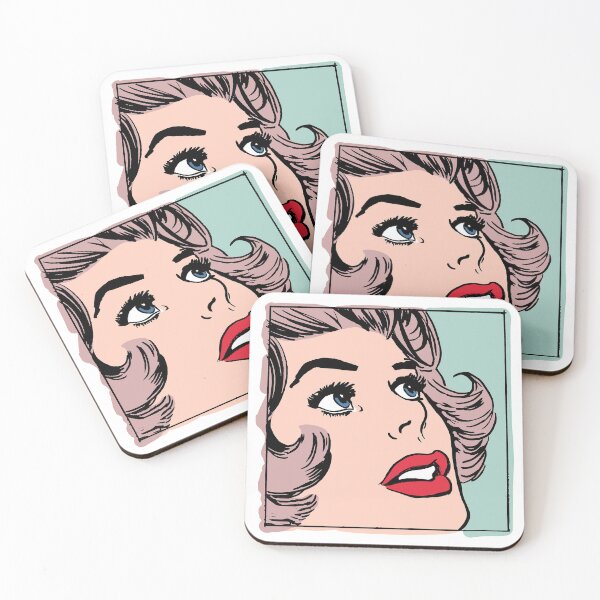 Item preview, Pop Art Girl - Mary - Cutlooseart Illustration By Peter Taylor Ward designed and sold by cutlooseart.