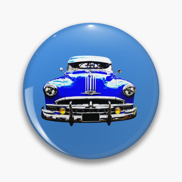 Item preview, Pontiac Streamliner Silver Streak 1940s American classic car blue designed and sold by soitwouldseem.