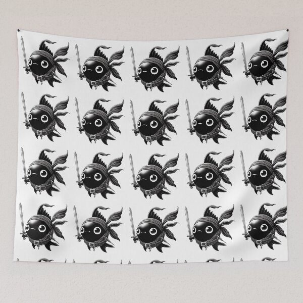 Item preview, Brave Little Black Fish designed and sold by DesignAnother.