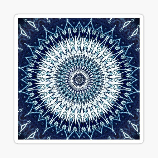 Item preview, Bohemian Indigo Blues Mandala  designed and sold by Sheila Wenzel Ganny.