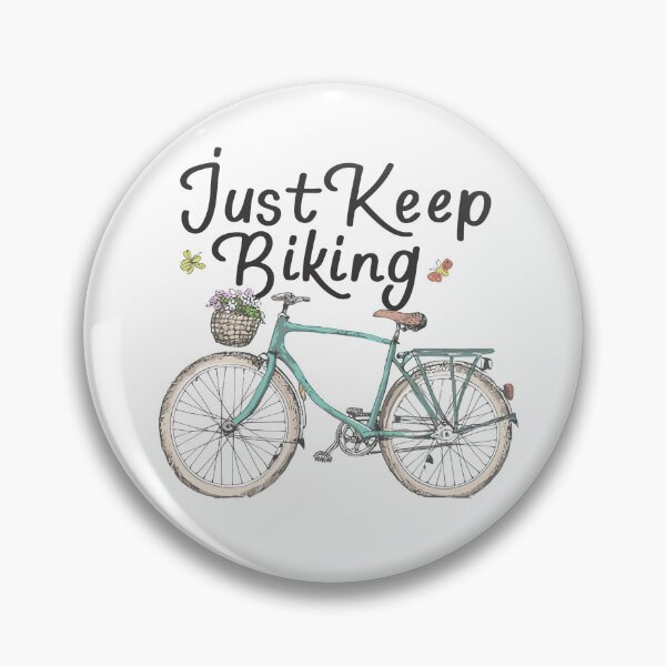 Item preview, Just Keep Biking Bicycle 4 designed and sold by Psycho-Crazy.