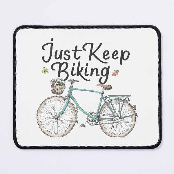 Item preview, Just Keep Biking Bicycle 4 designed and sold by Psycho-Crazy.