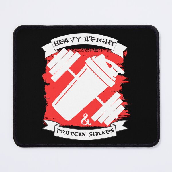 Item preview, Heavy Weight & Protein Shakes (white version) designed and sold by IronCoreGear.