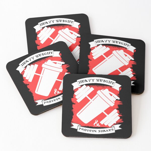 Item preview, Heavy Weight & Protein Shakes (white version) designed and sold by IronCoreGear.