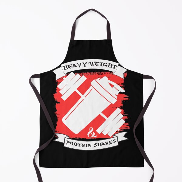 Item preview, Heavy Weight & Protein Shakes (white version) designed and sold by IronCoreGear.