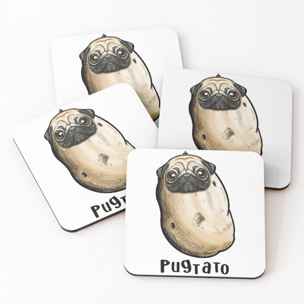 Item preview, Pugtato designed and sold by Angry Swan Designs.