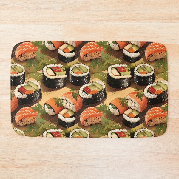 Item preview, Sushi Delight - Exquisite Musubi Pattern Design designed and sold by VoyteksDesigns.