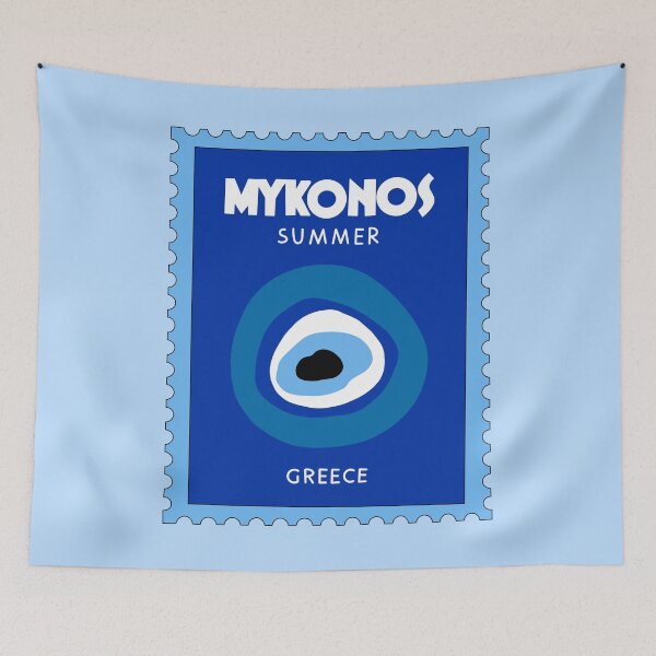 Item preview, Mykonos Greece Stamp designed and sold by gdm123.