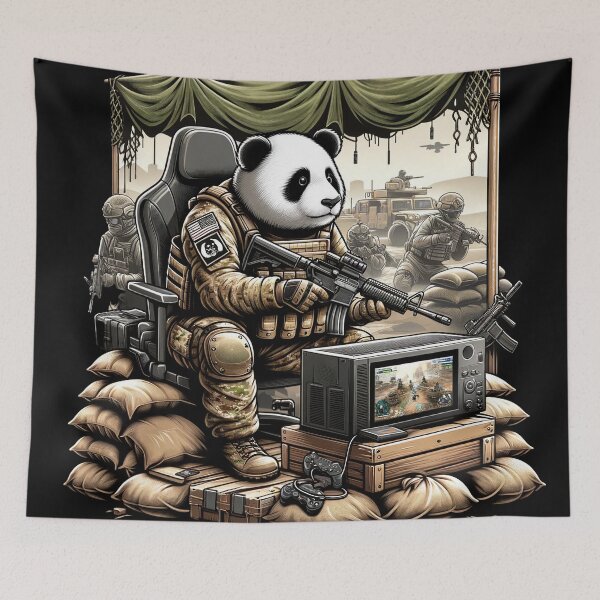 Item preview, Military Gaming Panda designed and sold by czarnyfeniks.