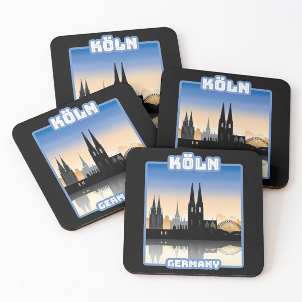 Item preview, Architectural skyline landscape of Köln, Germany. Beautiful travel design. designed and sold by Unitepeople.