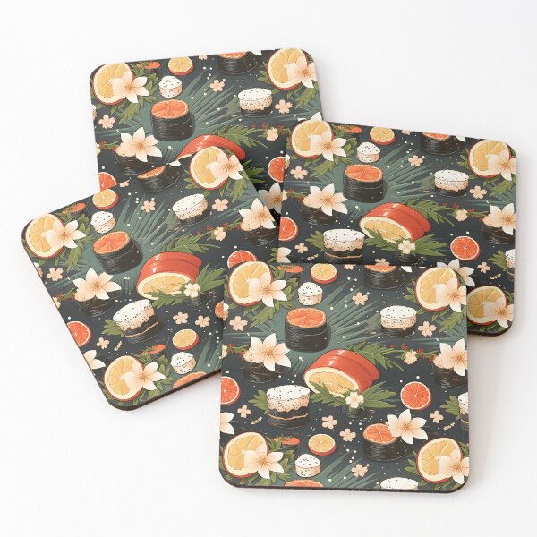 Item preview, Sushi Delight - Exquisite Musubi Pattern Design designed and sold by VoyteksDesigns.