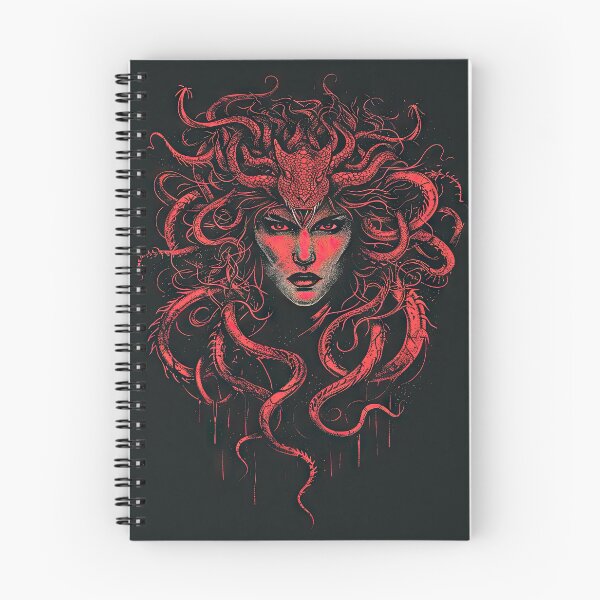 Item preview, Red Stheno Illustration (Variation 2)  designed and sold by OccultDreams.
