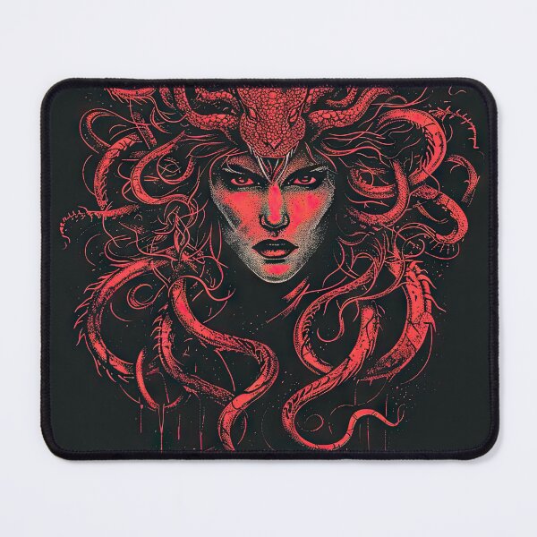 Item preview, Red Stheno Illustration (Variation 2)  designed and sold by OccultDreams.