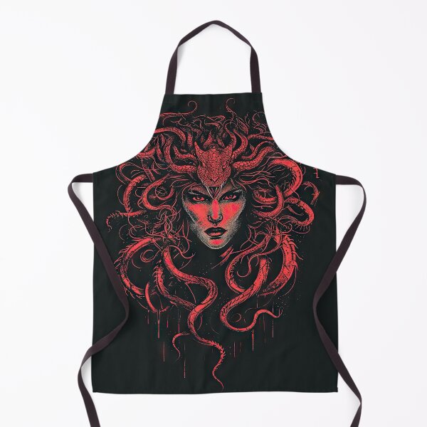 Item preview, Red Stheno Illustration (Variation 2) designed and sold by OccultDreams.
