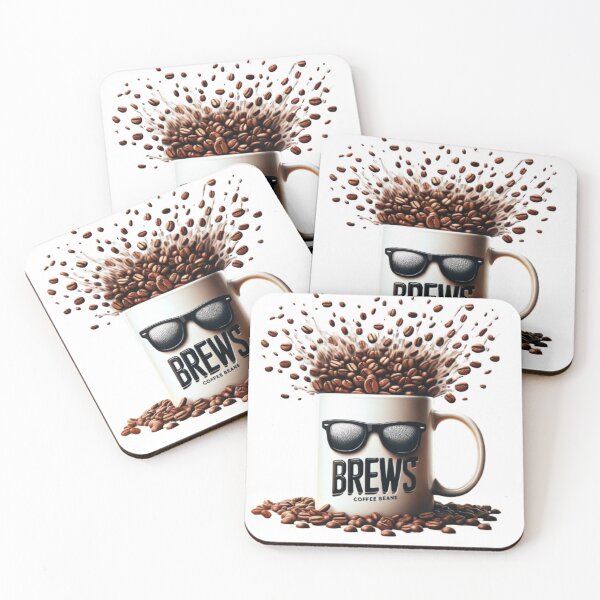 Item preview, Cool Beans Brew: The Daily Grind's Delight designed and sold by CleytonImgs.