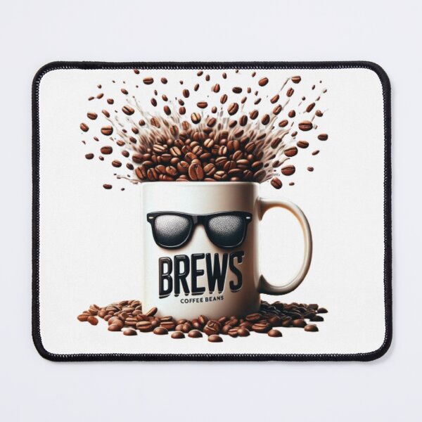 Item preview, Cool Beans Brew: The Daily Grind's Delight designed and sold by CleytonImgs.