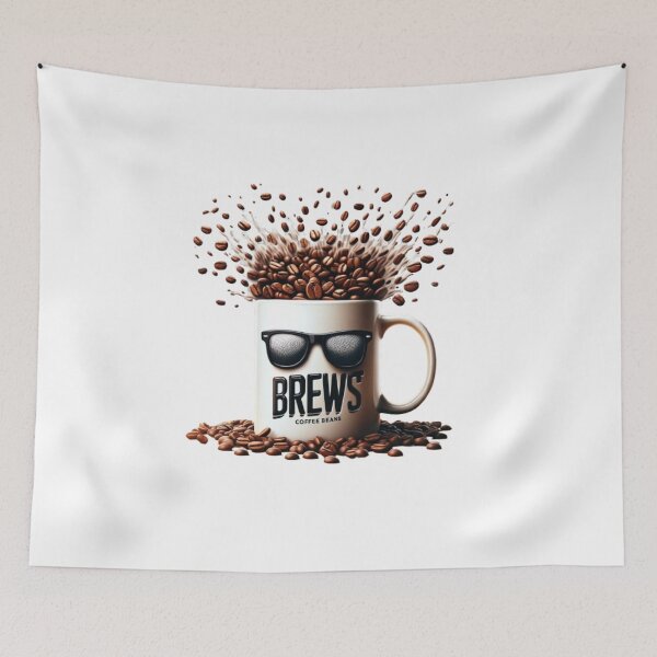 Item preview, Cool Beans Brew: The Daily Grind's Delight designed and sold by CleytonImgs.