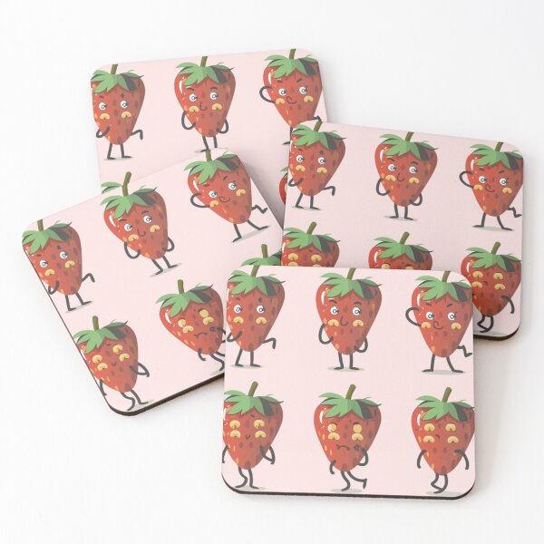Item preview,  Kawaii Strawberry Pattern designed and sold by PatternInArt.