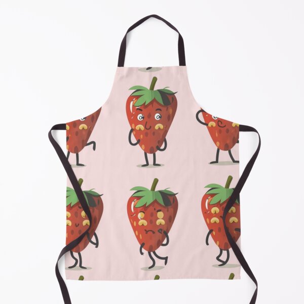 Item preview,  Kawaii Strawberry Pattern designed and sold by PatternInArt.