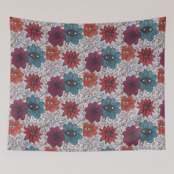 Item preview, Flowers with eyes designed and sold by Loretta Botha.