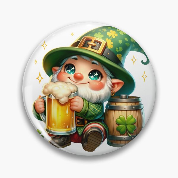 Item preview, Beer Gnome  in St. Patrick's Day  designed and sold by pencil-art98.