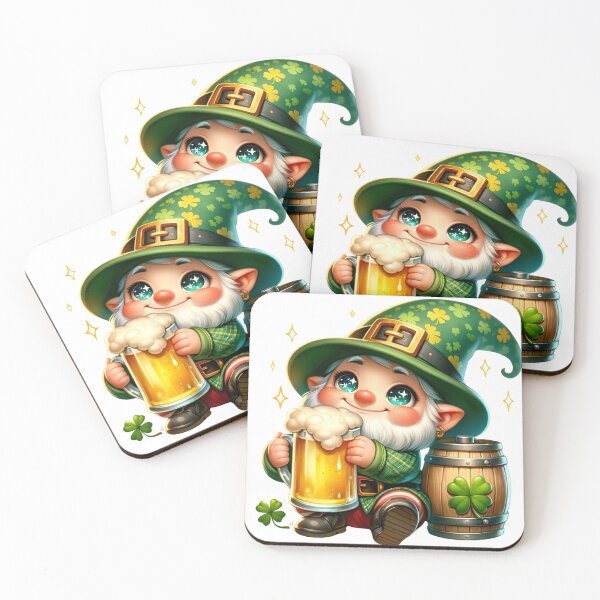 Item preview, Beer Gnome  in St. Patrick's Day  designed and sold by pencil-art98.
