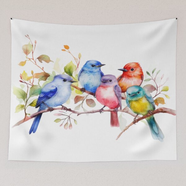 Item preview, Five colorful birds designed and sold by The-Gifted.