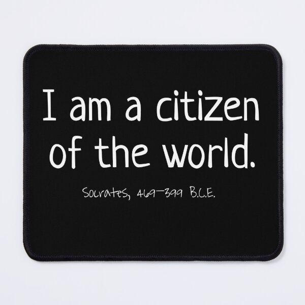 Item preview, Citizen Of The World, Socrates 469–399 B.C.E. designed and sold by RocketshipRetro.