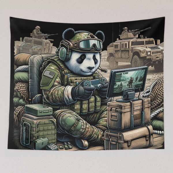 Item preview, Military Gaming Panda designed and sold by czarnyfeniks.