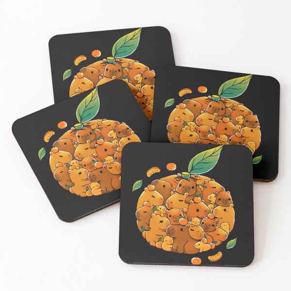 Aperçu de l'œuvre Mandarine Capibara créée et vendue par VallinArt.