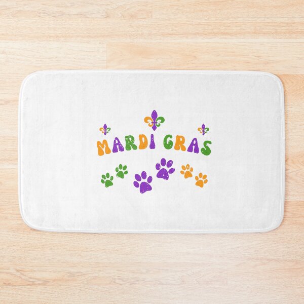 Item preview, Funny Dog's Paw with happy Mardi Gras, Be Ready For Mardi Gras designed and sold by ArtByKatti.
