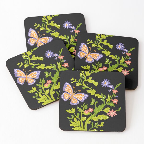 Item preview, Blooming Beauties: Butterflies Embrace Floral Splendor designed and sold by Digistorma.