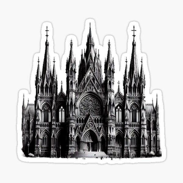 Item preview, cathedral designed and sold by Greydate.