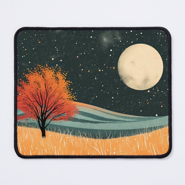 Item preview, Fantastic landscape with a big moon designed and sold by randrdesign.