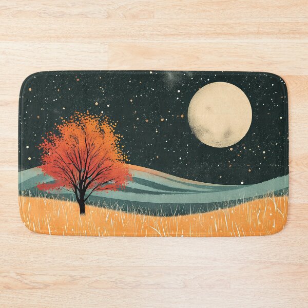 Item preview, Fantastic landscape with a big moon designed and sold by randrdesign.