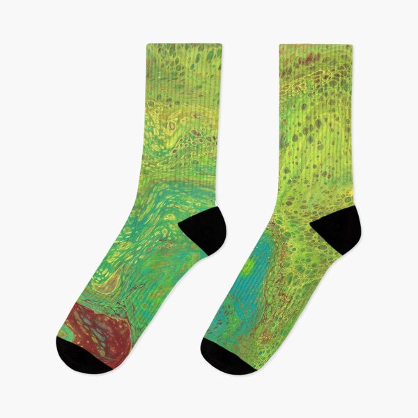 Item preview, Vegabound Dreams 1 Bright Abstract Lime Green  designed and sold by Doug  Siegel.